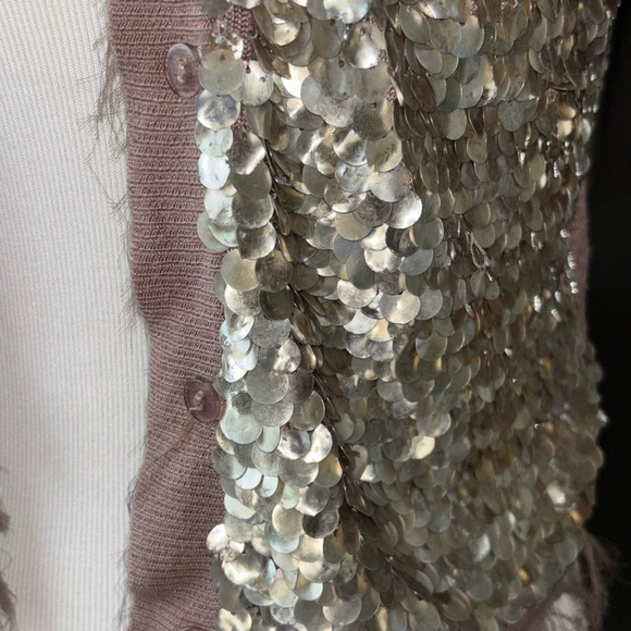 Shimmer & Chic | John + Jenn Sequin Cardigan ✨ - Picture 2 of 4